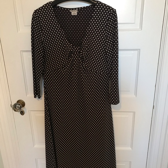 Michael Kors Polka Dot Brown Dress sz 12. - Picture 1 of 10